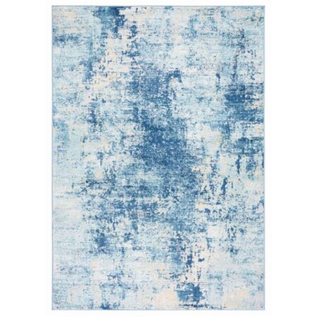 Safavieh 6 ft. 7 in. x 6 ft. 7 in. Jasper Power Loomed Square Rug Navy & Ivory JSP140N-7SQ